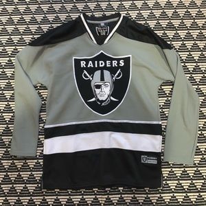 Raiders hockey-style jersey. Medium.